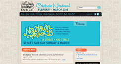 Desktop Screenshot of newtownfestival.org.nz
